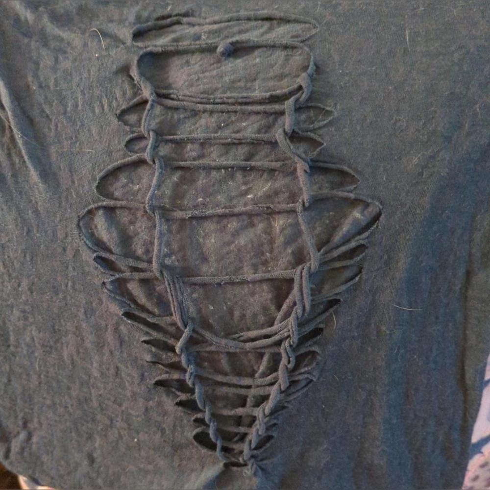 Women's Size S Custom Laced Y2k Top Open Back Cus… - image 3